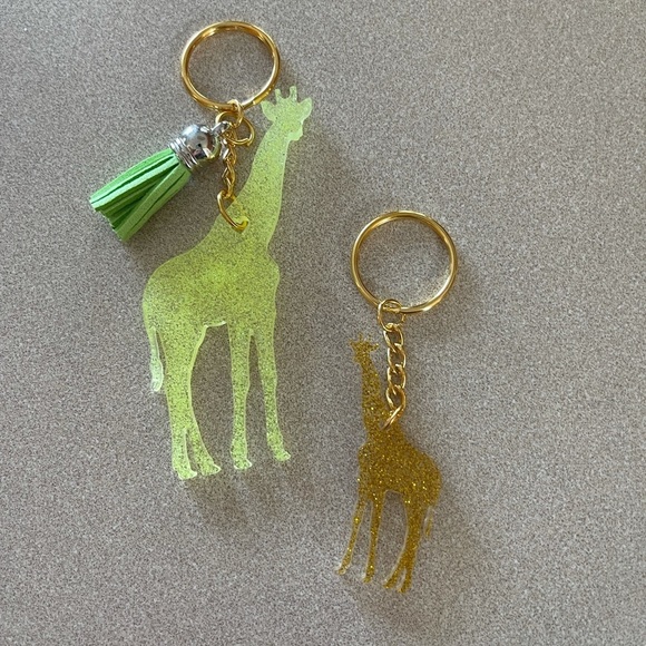 🎉🎉2x HP🎉🎉 Handmade Giraffe Keychain - Picture 3 of 6